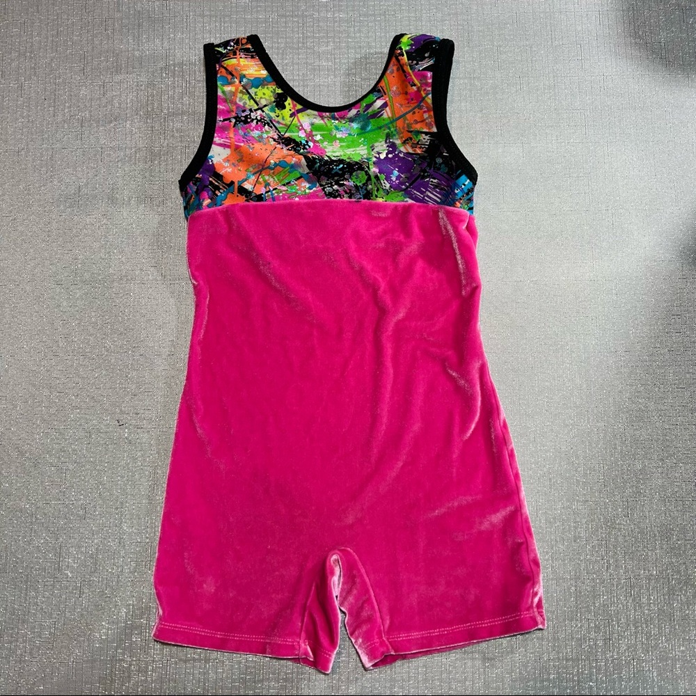 Pelle Activewear | Kids Pink Velor Jumpsuit // S